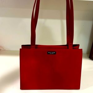 EUC Vintage Kate Spade nylon double handle shoulder bag